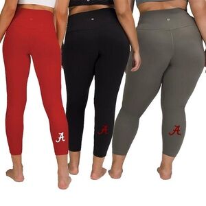 Lululemon x University of Alabama crimson red align high rise leggings 25” sz 4